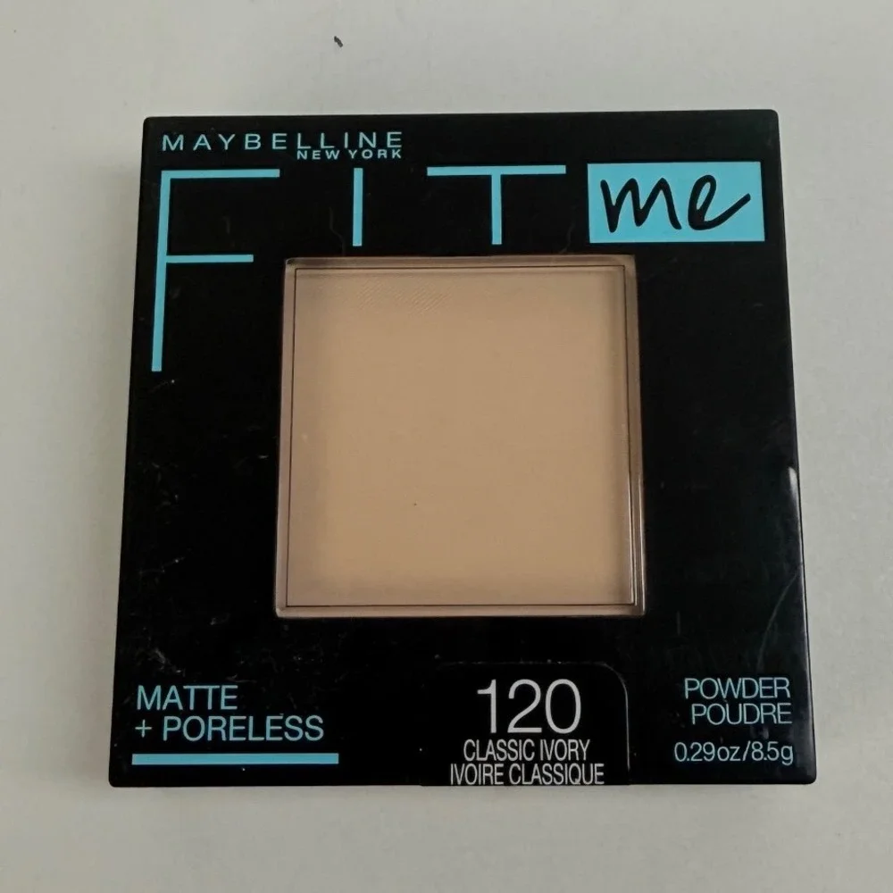 Maybelline Fit Me Pressed Powder Matte Poreless Classic Ivory 120 0.29 oz New
